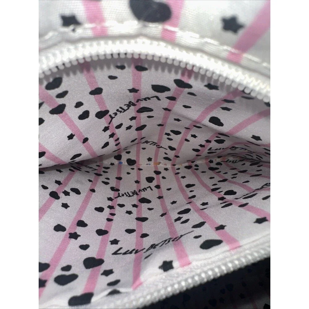 LUV Betsey Johnson Rabbit  Backpack Pink EUC Adorable Fury Bunny Ears & Tail
